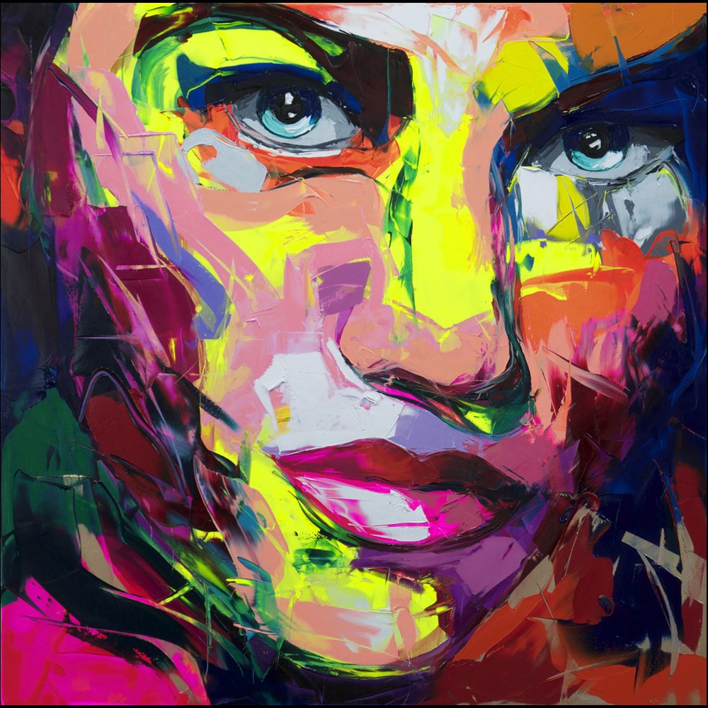 Francoise Nielly Portrait Palette Painting Expression Face163